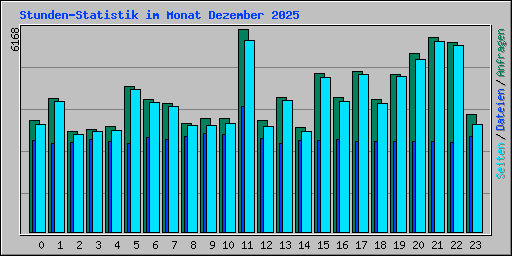Stunden-Statistik im Monat Dezember 2025